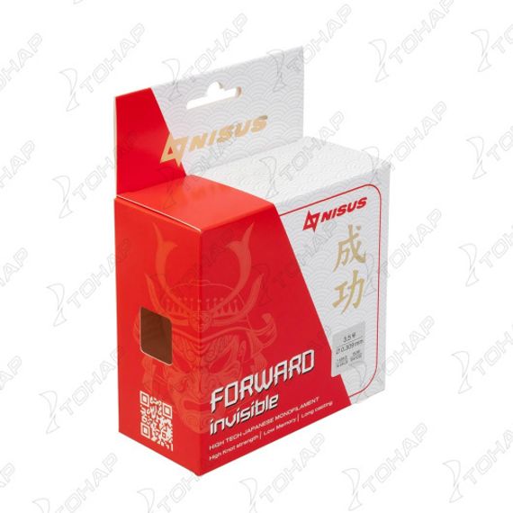 Леска FORWARD Invisible 0,309mm/150m Nylon Transparent (N-FI-0309-150) Nisus