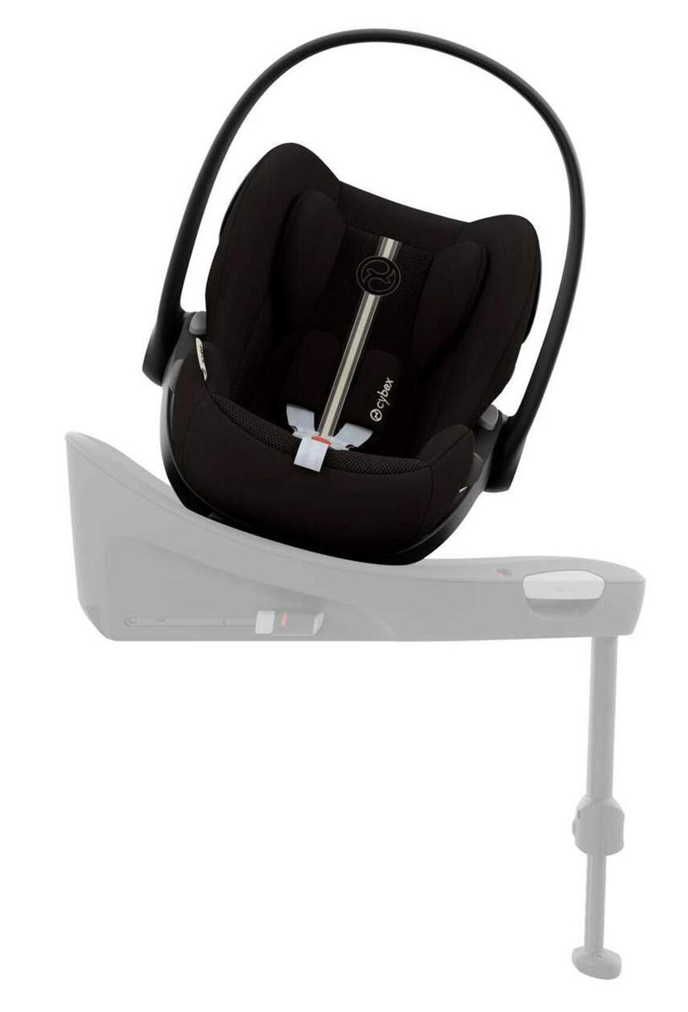 Коляска Cybex Coya Matt Black Frame Cloud G i-Size Moon Black Plus Leaf Green с дождевиком и бампером