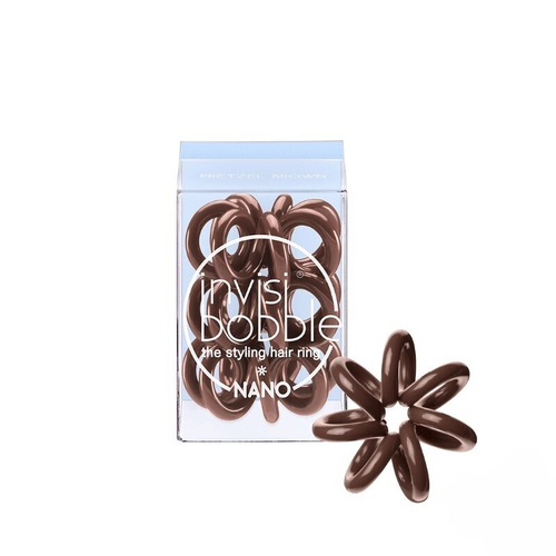 Резинка для волос Invisibobble NANO Pretzel Brown (3 шт.)