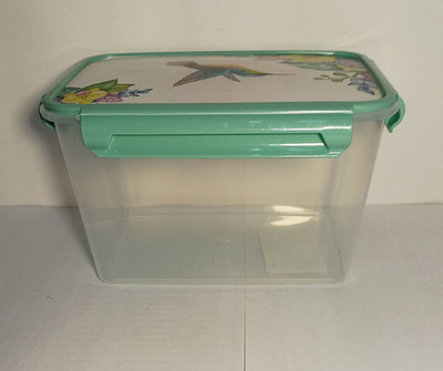 Контейнер прямоуг. 2,1л. (декор Колибри)