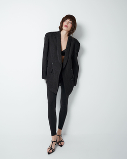 Леггинсы матовые черный