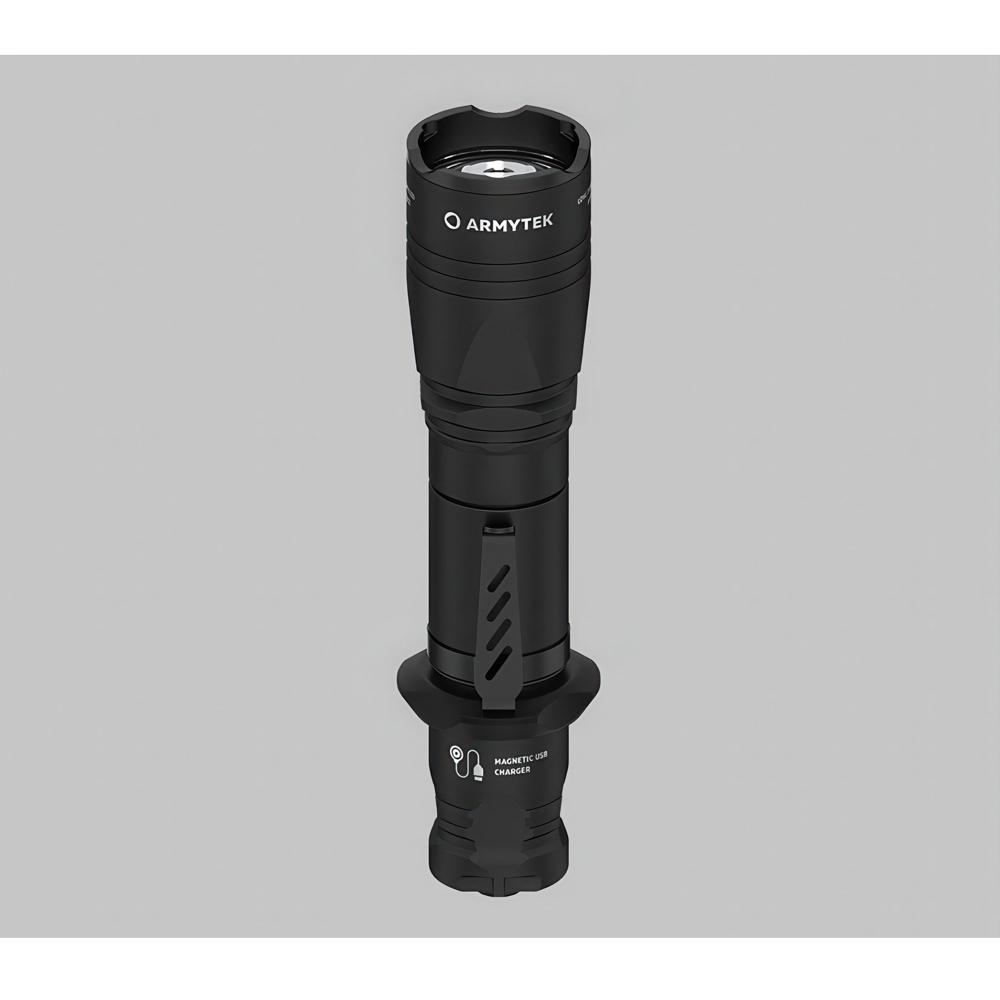 Фонарь для охоты Armytek Dobermann Pro Magnet USB — яркость до 1500 люмен и дальность света до 368 метров.способности