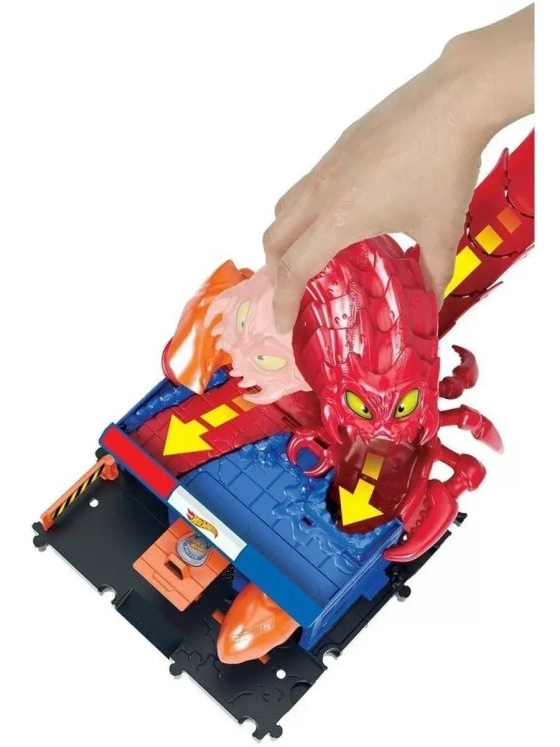 Набор трек Полицейский участок со скорпионом Хот Вилс HDR32