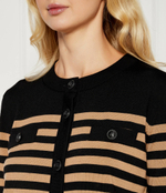 Хлопковый кардиган Elisabetta Franchi - черный(MK68S46E2)