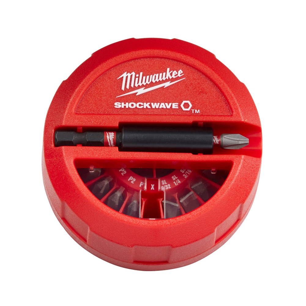 Набор бит Milwaukee SHOCKWAVE 15шт