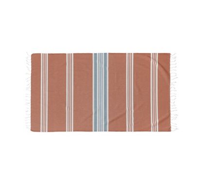 Полотенце Пляжное полотенце ESCALE TERRA COTA100х180 Blanc des Vosges 100x180 Разноцветный