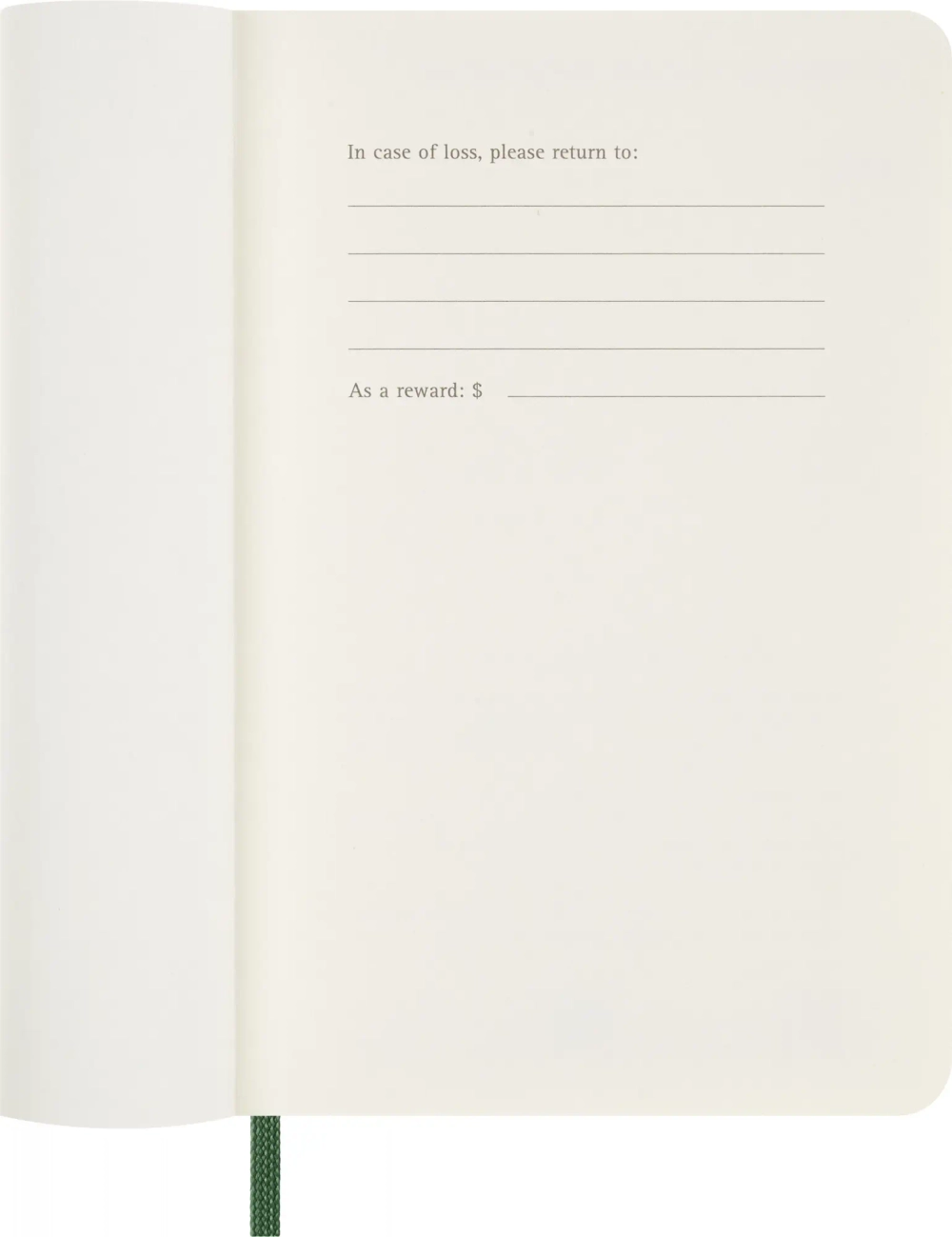 Ежедневник на 2025 год Moleskine Classic Soft (DSK1512DC2) 9х14см мягкая обложка зеленый