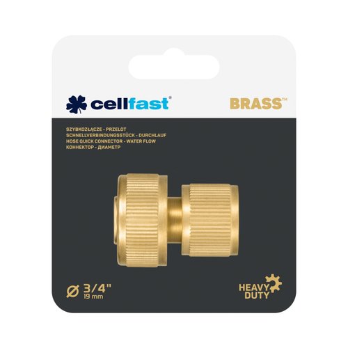Коннектор CELLFAST BRASS 3/4'' латунный