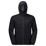 JACK WOLFSKIN куртка софтшел ( средний слой) ESSENTIAL PEAK JKT MEN 60000 BLACK