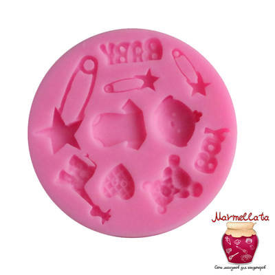 Молд силиконовый "Для новорожденного" №2, 8*1 см