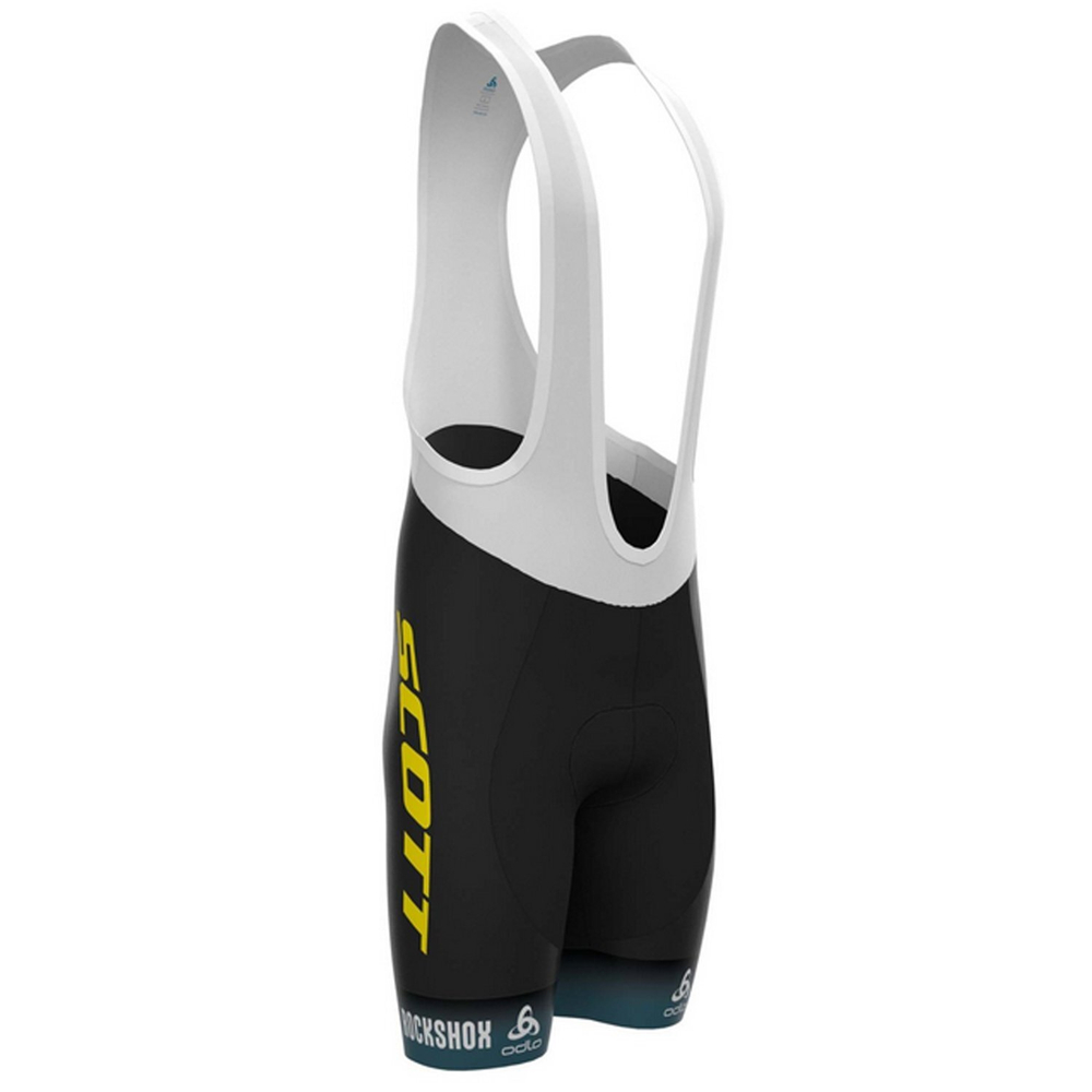 Шорты с лямками SCOTT SRAM Racing Team Rep black/sulphur yellow (ES292201-5024::::L)