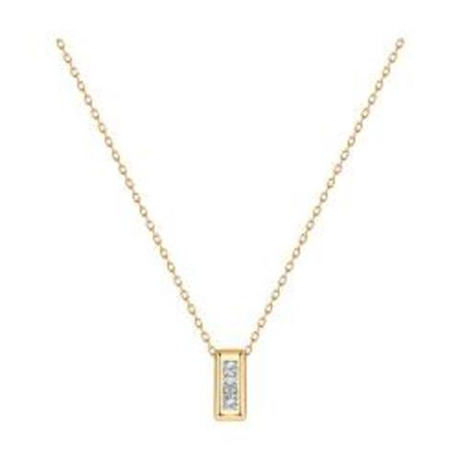 Колье из золота с фианитами