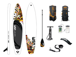 Доска SUP надувная LUXE USM 12,6 Touring Pattern