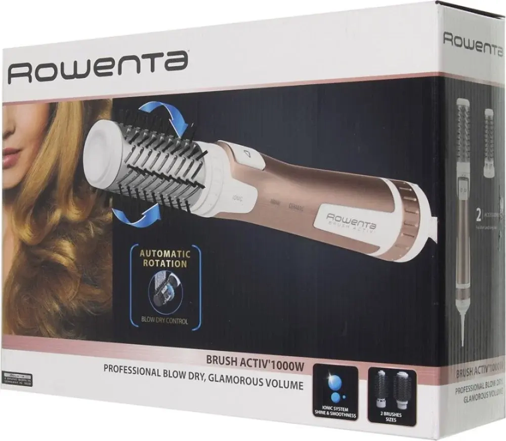 Фен-щетка Rowenta Brush Activ Compact CF9520F0 (y)