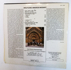 Винтажная виниловая пластинка LP W. A. Mozart Моцарт, Liszt  Лист Ferenc Chamber Orchestra, Serenade No.3 In D Major K.185, March K.189, Divertimento In B Flat Major K.137 (Венгрия 1987)