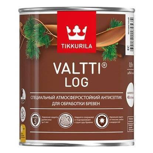 Лазурь TIK Valtti Log сверхпрочная, глянцевая (0,9л)