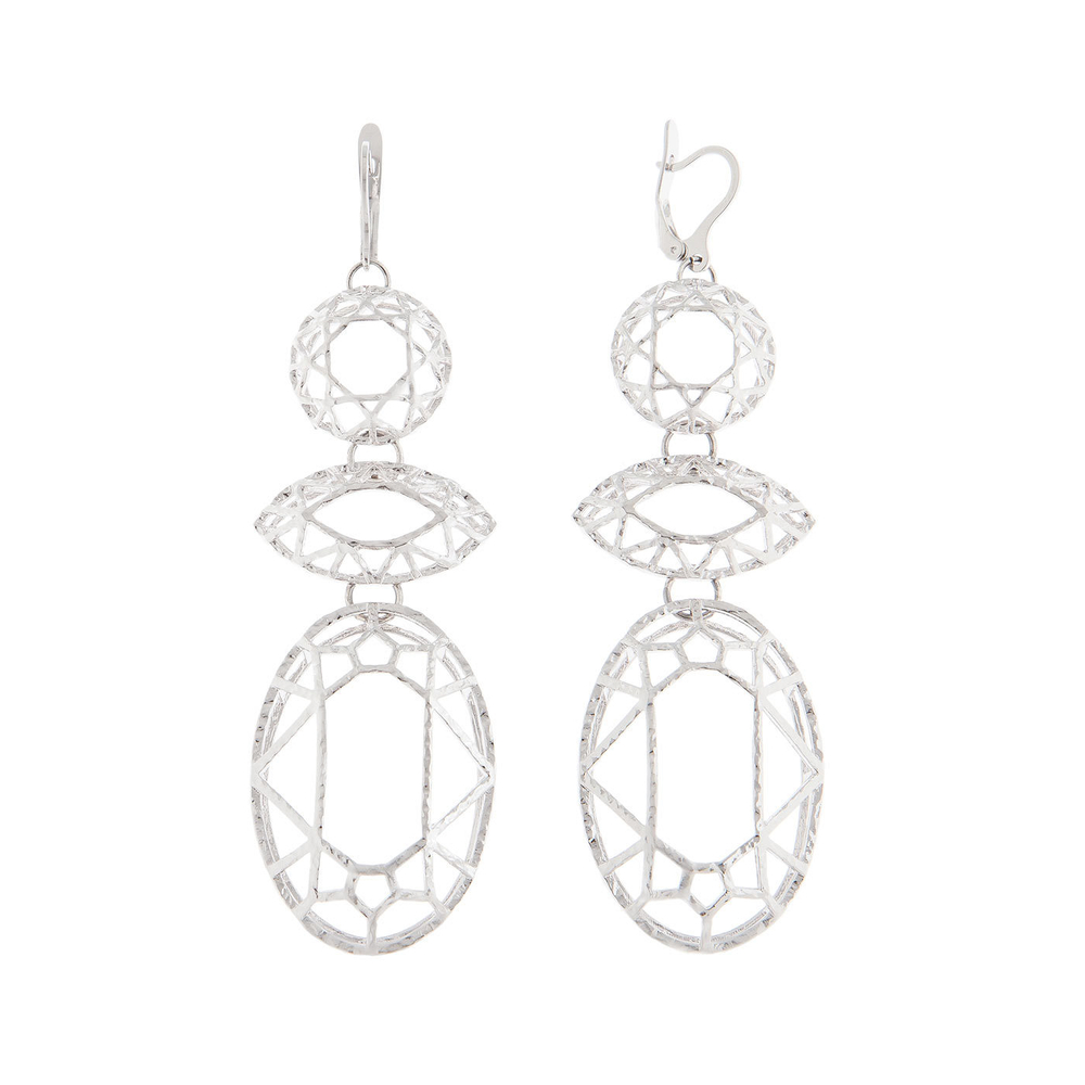 "Леписто" серьги из коллекции "Кристалл" от Jenavi