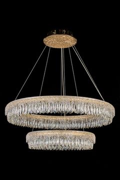 Подвесная люстра LED 3000K/4000K/6000K LE3057/800-2K GD золото Olympia Leon