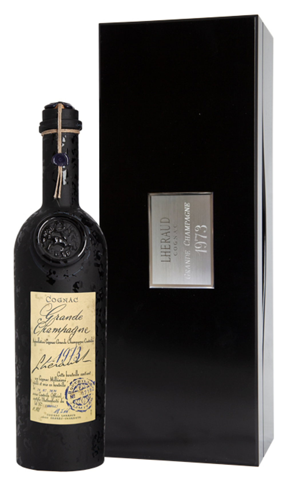 Коньяк Lheraud Cognac 1973 Grande Champagne п/уп (дерево), 0.7 л