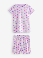 Пижама для девочки Next AC0-788, 3 шт., Салатовый, Сиреневый, Молочный
