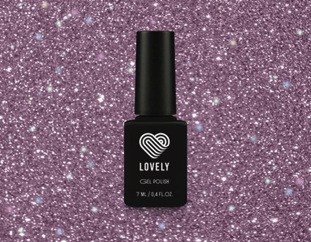 Гель-лак со светоотражающими частицами Lovely, коллекция "Jewel", оттенок радужного аметиста,7 ml