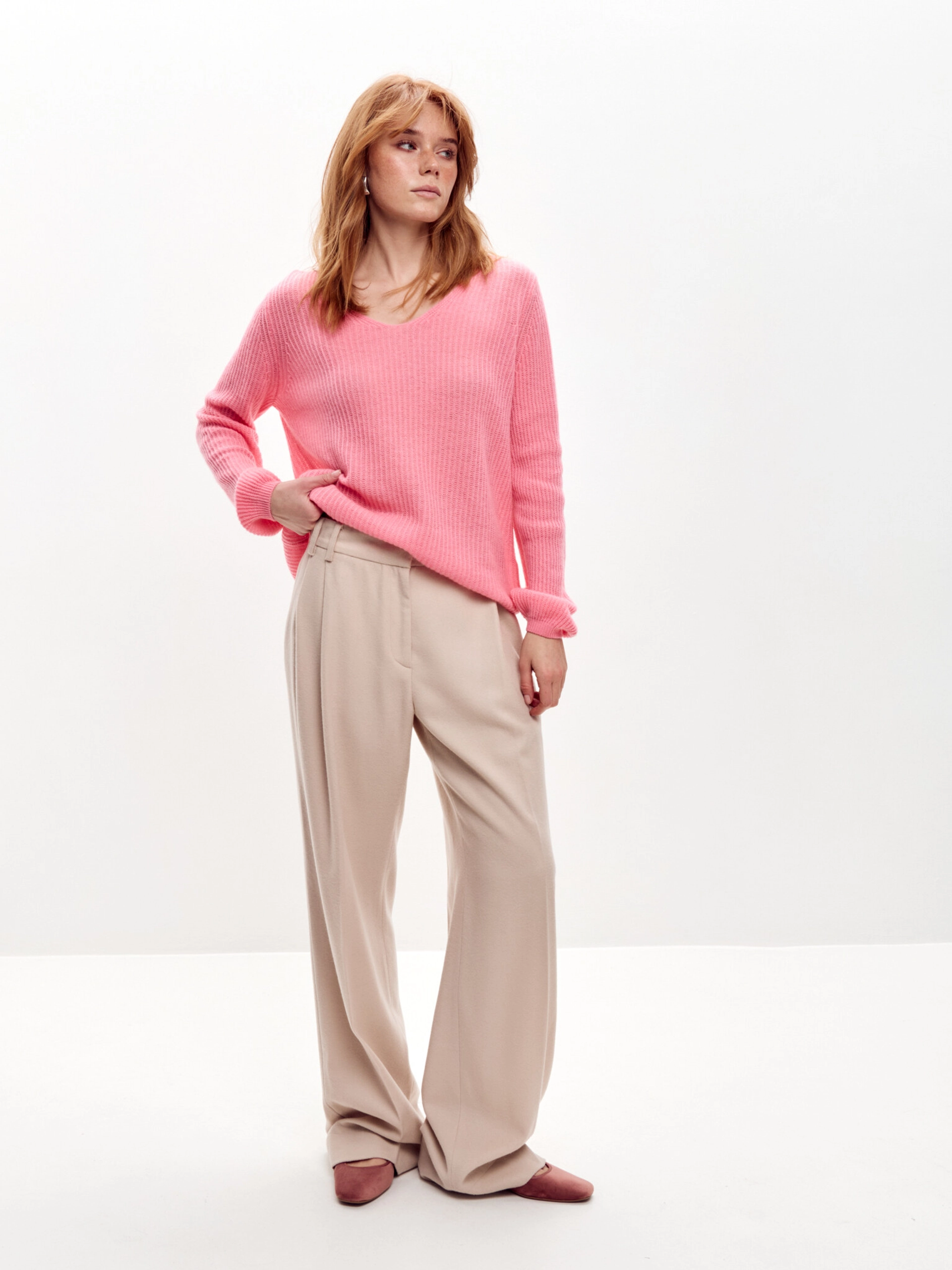 Кашемировый пуловер