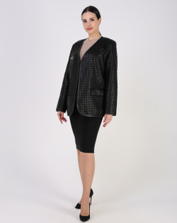 Кожаная куртка демисезонная