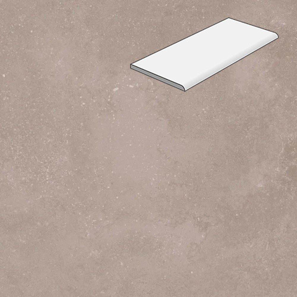 Ступень с фаской Lifebrick Limestone Taupe 600x330x20