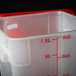 Емкость для ферментации 8 л с крышкой (полипропилен)