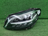 Битая Фара левая Mercedes C w205 (2018-2023) LED