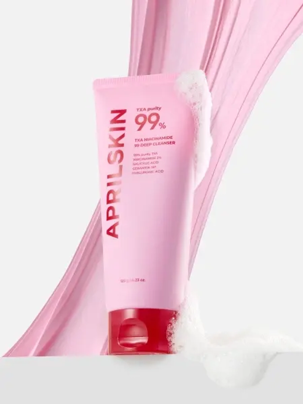 APRILSKIN Пенка для умывания глубокоочищающая TXA Niacinamide Toning Shot 99 Deep Cleanser (120 мл)