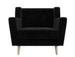 Кресло Брайтон, Черный, Велюр, 108871