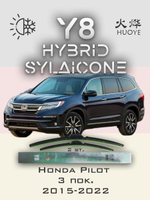 Щетки стеклоочистителя HUOYE Y8 650/600 мм на Honda Pilot | Hook/J-Hook
