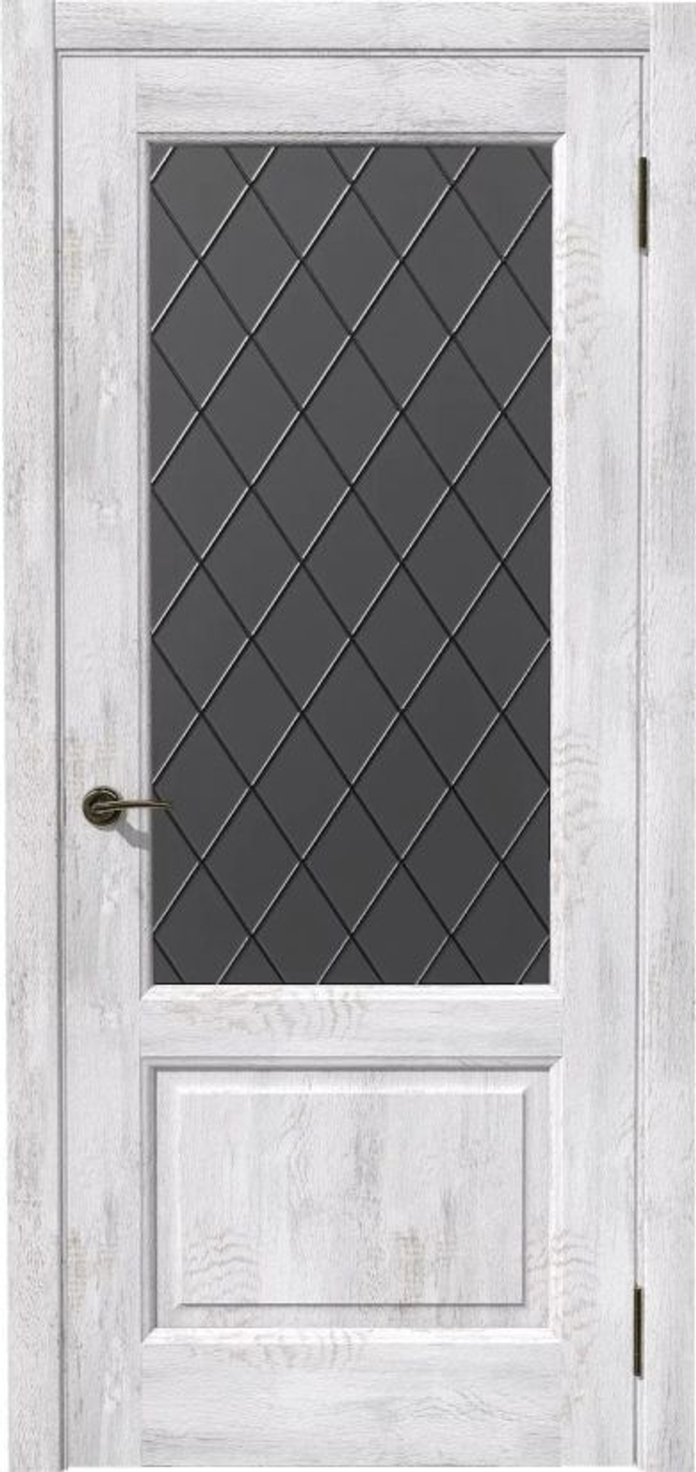 Дверь межкомнатная Лира Ель альпийская остекленное полотно