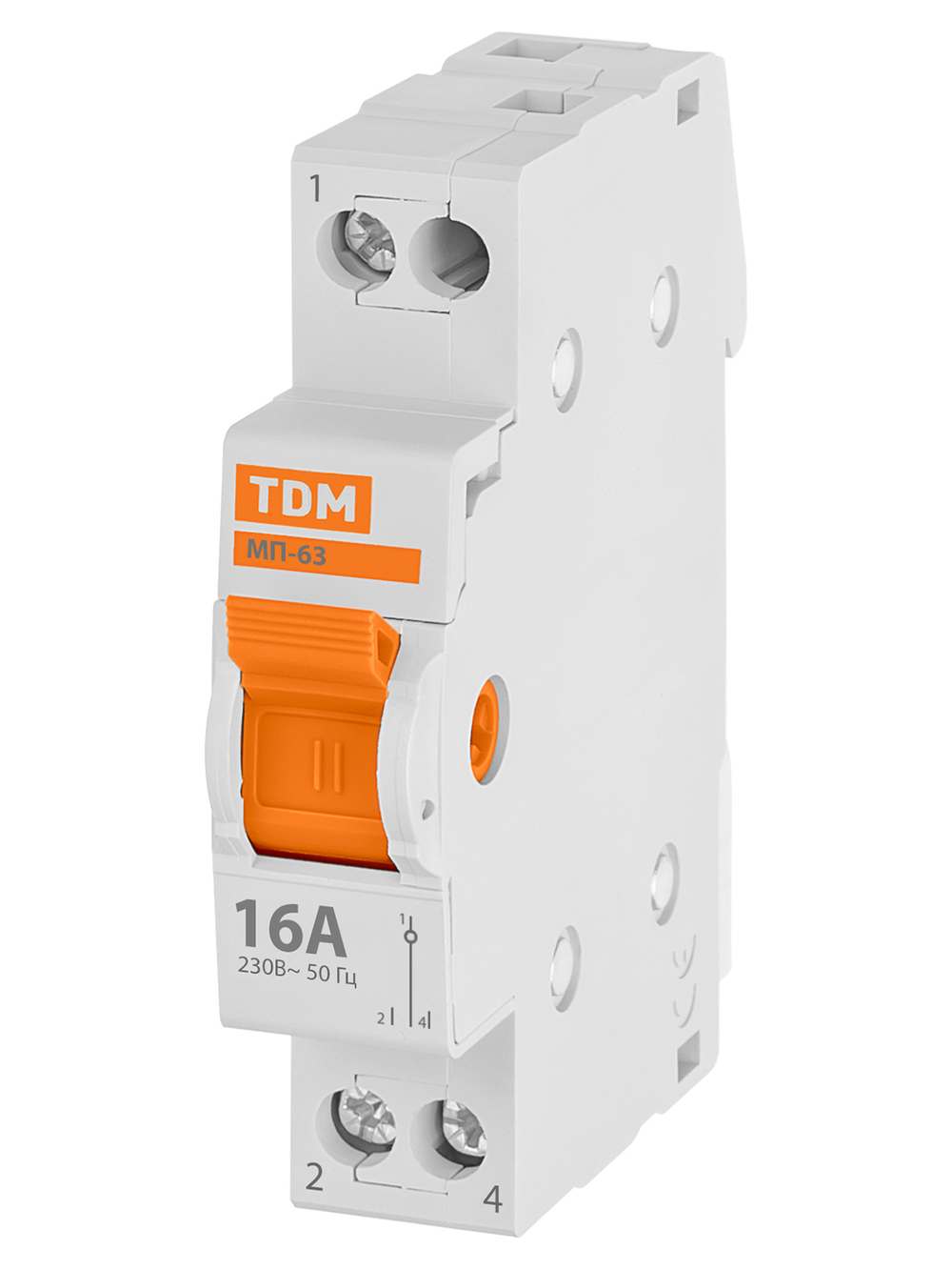 Модульный переключатель трехпозиционный МП-63 1P 16А TDM SQ0224-0003