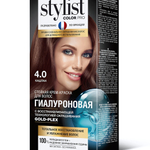 Крем-краска для волос STYLIST COLOR PRO Гиалуроновая 4.0 Каштан