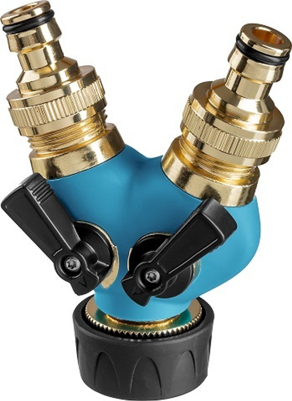 GRINDA BS-1, диаметр 3/4" - 1", двухканальный, с внутренней резьбой, из латуни, оцинкованный, поливочный распределитель, PROLine (426112)