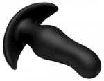 Черная анальная вибропробка Kinetic Thumping 7X Prostate Anal Plug - 13,3 см. (Цвет: черный)