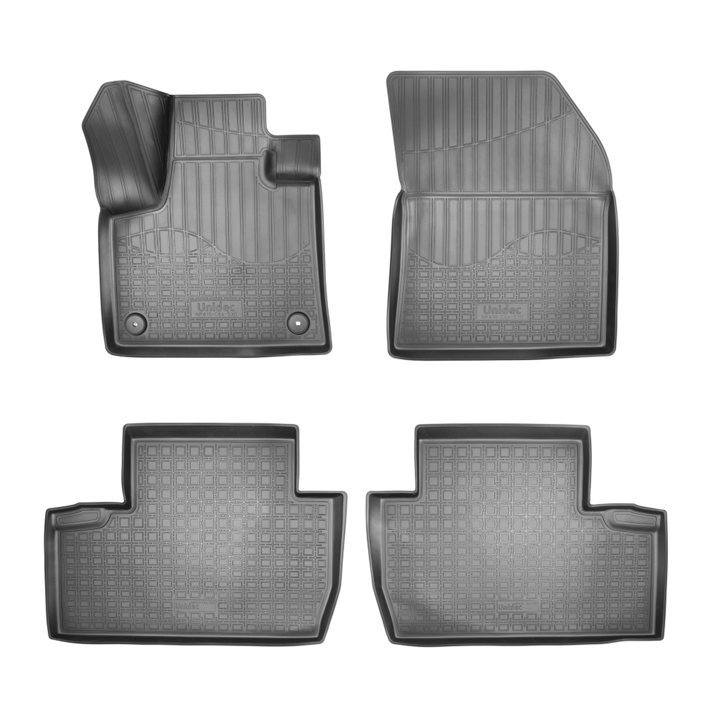 Ковры в салон Norplast/Unidec для Peugeot 5008 (2017-)Полиуретан,Черный, арт.NPA10-C64-530