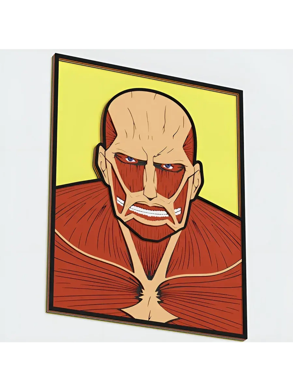 3D Картина по номерам из дерева Колоссальный Титан, 23x30 см