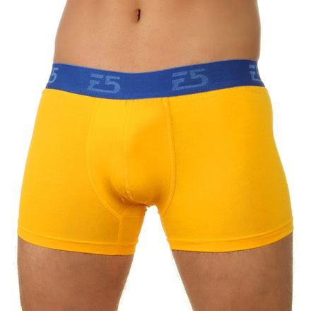 Мужские трусы боксеры желтые E5 Underwear  Boxer Short 024