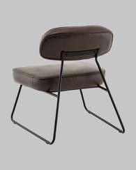 Лаунж-кресло Take, коричневая экокожа