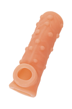 Насадка Kokos с дополнительной стимуляцией телесная 14 см