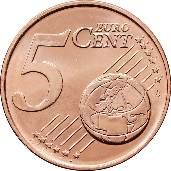 5 евроцентов 2016 Греция (5 euro cent)