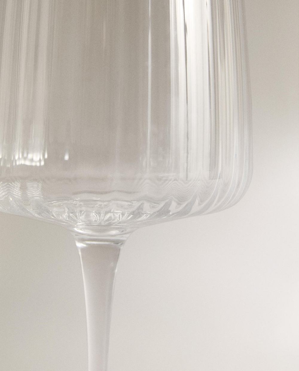Zara Home бокал из стекла, цвет прозрачный, 21 см · 9226/412