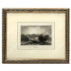 Йозеф Мейер. Царицыно в Москве. Снято с вида первой половины XIX века. Германия. 1840-е гг. Бумага,