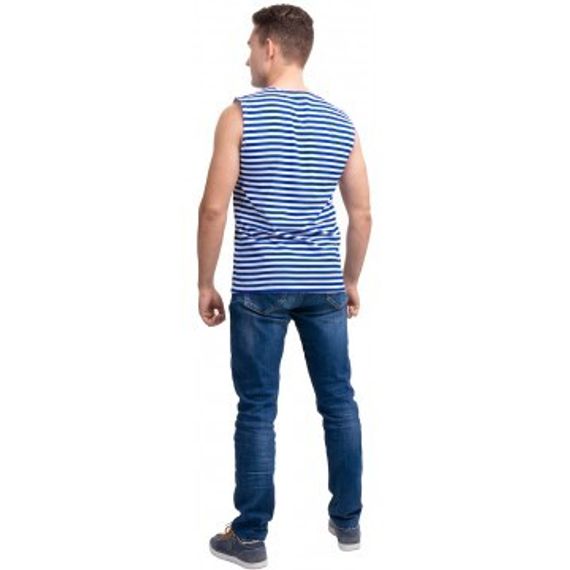 Майка-тельняшка Helios кулирка голубая полоса р. 52