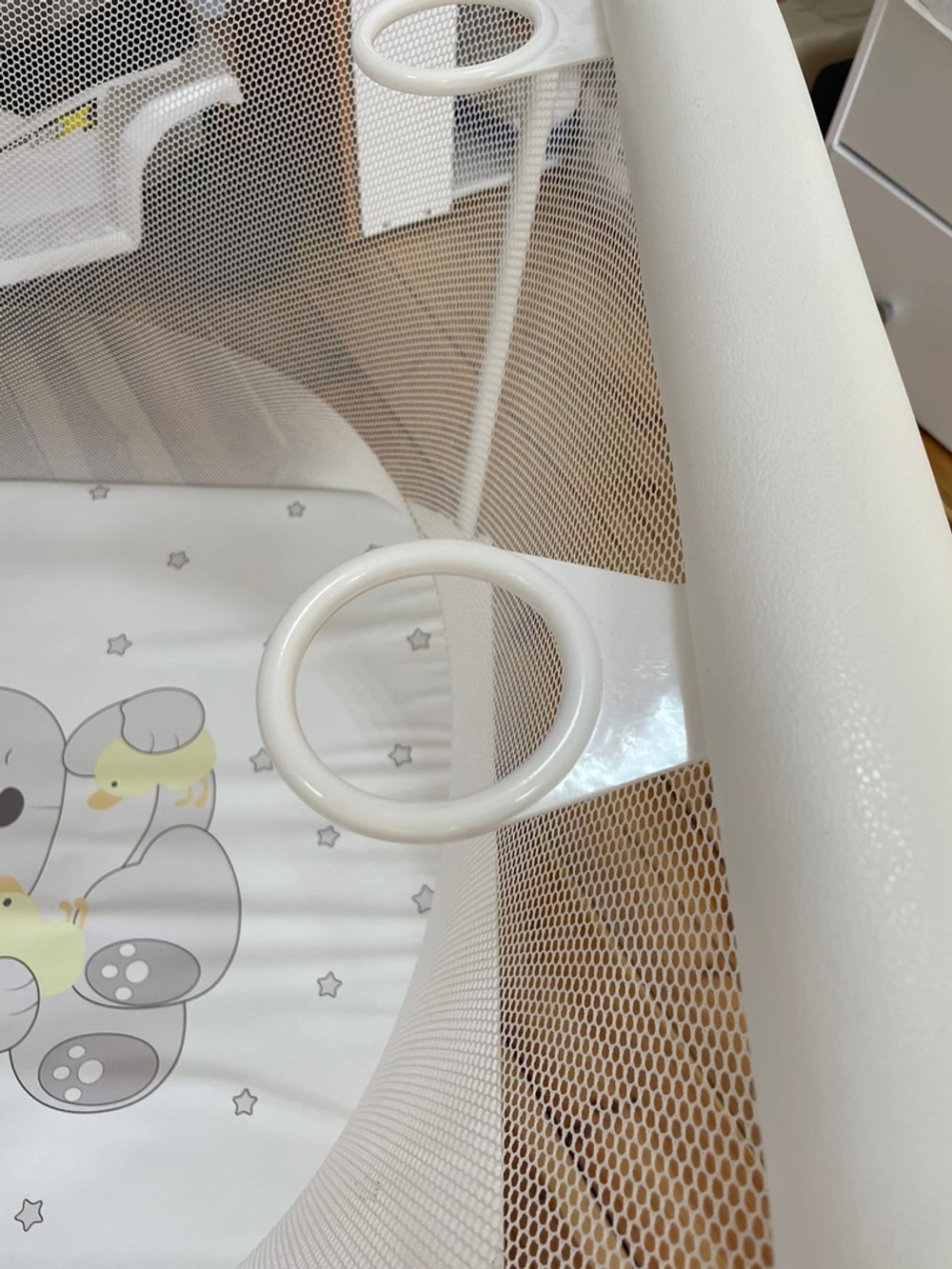 Манеж детский 900*900 "Квадрат" (белый)