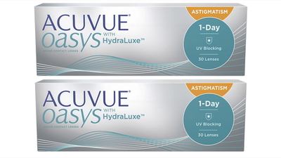 Однодневные астигматические контактные линзы Acuvue Oasys 1-Day for Astigmatism (комплект 60 линз)