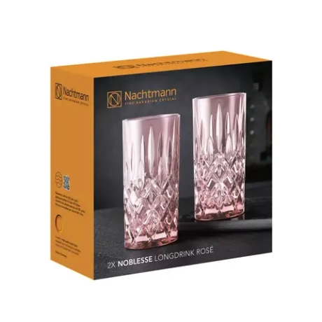 Набор стаканов высоких 2шт 395мл Nachtmann Noblesse Fresh Colors розовый
